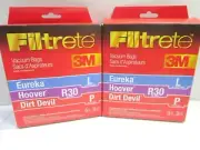 3M Filtrete Eureka/Hoover/Dirt Devil Vacuum Bags (5 bags/3 filters) - Lot of 2