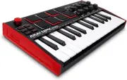 MPK Mini Mk3 – 25 Key USB MIDI Keyboard Controller with 8 Backlit Drum Pads, 8 K
