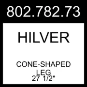 IKEA HILVER Cone-shaped Leg Bamboo 27 1/2" 802.782.73
