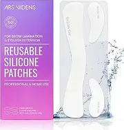 ARSVIDENS Reusable Silicone Patches for Brow Lamination Procedure & Lash Lift, Eco-Friendly Brow and Under Eye Pads for Professional Results