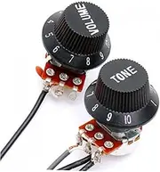 SWOOMEY Portable Acoustic Guitar Pickup with Volume and Tone Control Noiseless Performance Frequency Response for String Guitars