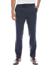 BOSS Hugo Boss Genius Wool & Linen-Blend Trouser