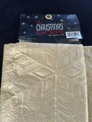 christmas tree skirt gold