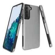 For Samsung Galaxy S21+ Plus Case Armour Protective Strong Cover Silver