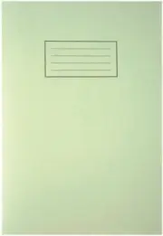 A4 EXERCISE BOOK, 80 PAGES, GREEN, PRODUCT RANGE LINED EXERCISE BOOK FOR SILVINE