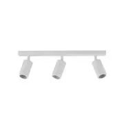 GU10 Exterior Adjustable Head 3 Light Spotlight White IP44 - PG3BARWH