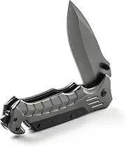 EDC Folding Knife-Pocket knife-Glass Breaker, Seatbelt Cutter, Perfect for CampingEveryday Carry Knife for Men and Women-Indoor/Outdoor