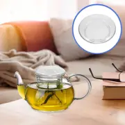 Glass Tea Kettle Lid Household Teapot Cover with Strainer Office