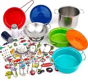 Kids Baking Set,Baking Items | Chef Set & Baketivity Kits, Kitchen Accessories for Indoor & Outdoor