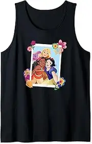 [Disney] Princess Rapunzel Moana Snow White Polaroid Tank Top