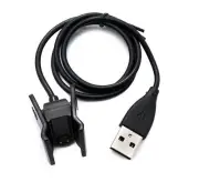 SYSTEM-S USB 2.0 Cable 50 CM Charging for Fitbit Alta HR Smartwach IN Black