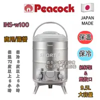 在飛比找蝦皮購物優惠-ฅ國華冷凍餐飲設備ฅ全新【日本 Peacock孔雀 雙飲口茶