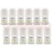 12x Dove 50ml Roll On Deodorant Cucumber And Green Tea