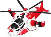 Kisangel Transformable Airplane for Unique Rotatable Wings Automatic Transformation for Imaginative Play Develops Hand Eye Coordination Outdoor Fun