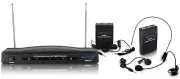 TPro Dual Wireless Microphone System Signal Headset VHF high band microphone