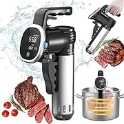 850W Fast Heating Immersion Circulator, Sous Vide Cooker, Sous Vide Machine, Thermal Immersion Circulator with Accurate Temperature Digital Timer, Adjustable Clamp and Digital LED Touch Screen