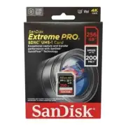 SanDisk Extreme PRO 256GB SD SDXC Card 200MB/s Class 10 UHS-1 U3 4K Memory