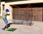 Golf Swing Practice Net Indoor Ball Hitting Training Screen Netting Chipping 7x7