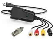 Plug-N-Play BNC RCA S-Video To USB DVR Recorder Adapter For Win10 Win 8 Win7 XP