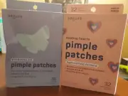 2 X Spalife Pimple Patches 68 Total Patches Beating Hearts and Mint and Purple