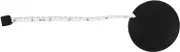 HOMSFOU Mini Tape Measure Knitting Measurement Tape Retractable Ruler Body Measuring Ruler Black