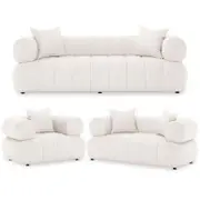 Samira 6 Seater Velvet Sofa Set