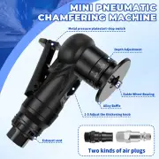 Mini Pneumatic Chamfering Machine 30000 RPM Handheld Air Beveling Machine wenEh