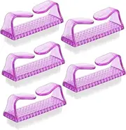 BIUDECO Manicure Brush Set of 5 Nail Fingernail Dust Cleaner Ideal for Home Salon Use