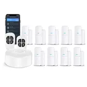 12 Pack Smart Security Remotes Home Alarm System DIY Alert Door/Window Sensors