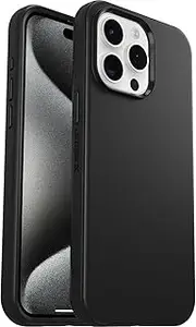 OtterBox Symmetry Case for iPhone 15 Pro Max, Shockproof, Drop Proof, Protective Thin Case, 3X Tested to Military Standard, Black