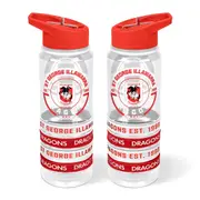 St George Dragons NRL Tritan Drink Bottle with Wrist Bands