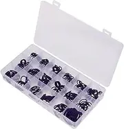 CRILSTYLEO 1 Set Assortment Kit Durable Rubber Sealing Washers for Car Air Conditioning Reliable Leak Prevention Easy Installation Stylish