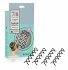 718Beauty Backspin Spiral Hair Pin - Color: Dark - 4 Pins - Like Goody Spin Pin