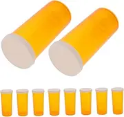 CHILDWEET 20pcs Vial Collapsible Drink Bags Travel Bottles Refillable Empty Gelatin Capsules Automatic Pill Dispenser Liquid Empty Pill Bottles with Lids Jars Balm Liquor Mini Plastic Yellow