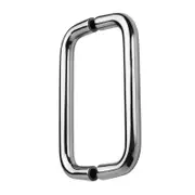 Lemaar DDA D Pull 150 X 16MM Back to Back Polished Stainless Steel