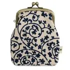 AYANOKOJI Gama mouth cigarette case canvas octopus arabesque grown x navy v 122
