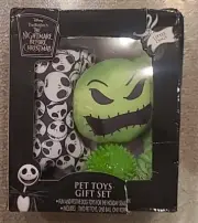 Disney Nightmare Before Christmas Pet Toy Oogie Boogie Gift Set Little Dogs Ball