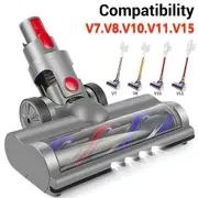 Turbo Brush Roller Head for Dyson V7 V8 V10 V11 V15 LED Electric Floor Carpet