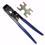PEX Cinch Crimp Crimper Crimping TOOL for SS Clamps 3/8" to 1" with GoNoGo Tool
