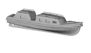 L'Arsenal Models 1/350 LCPS LANDING CRAFT PERSONNEL (5) 3D Printed Set