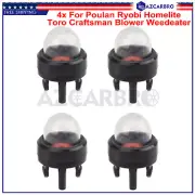 4X For McCulloch Husqvarna Stihl Echo Homelite Poulan Chainsaw Primer Bulb Pump