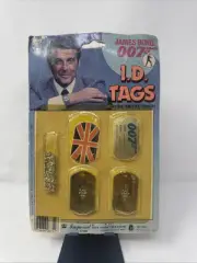 James Bond Roger Moore 007 ID Tags 1984 Imperial Toy