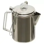 Fox outdoor Coffee Pot With Percolator Stainless Steel 9 Mugs