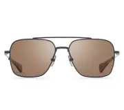 Dita FLIGHT SEVEN Sunglasses DTS111-57-03 Matt Black Brown 57-16