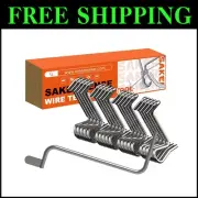 304 Stainless Steel Fence Wire Tensioning Tool with 20 Tighteners - Fast Repair