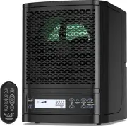 FRESH AIR PURIFIER BLACK IONIZER ORIGINAL OZONE GENERATOR HEPA