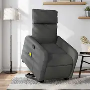 Stand up Massage Recliner Chair Armchair Single Sofa Living Room Fabric vidaXL