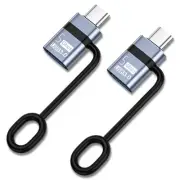 USB C to USB A Adapter 2 Pack,5Gbps Type C Male to USB 3.0 Female OTG Convert...
