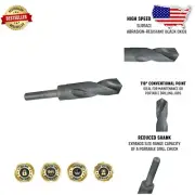 Durable 1-11/32" Black Oxide Drill Bit - Enhanced Lubrication & Reduced Shank