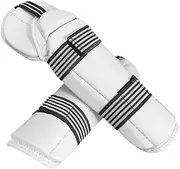 Taekwondo Arm Elbow Protectors Martial Arts Arm Guards Pads Karate Protective Arm Guards for Grappling Match Sparring Boxing